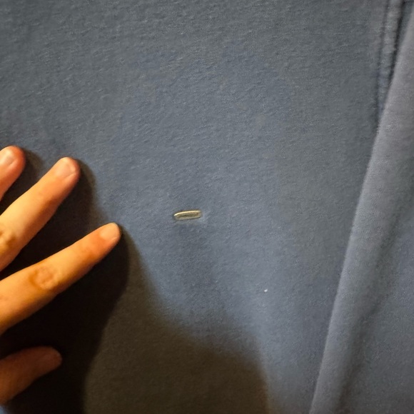 Springcut Blue Crewneck Sweater with Ribbed Details Size Medium - Picture 2 of 5